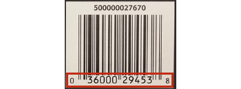 Goodnites Bar Code